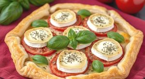 Tarte chèvre tomate