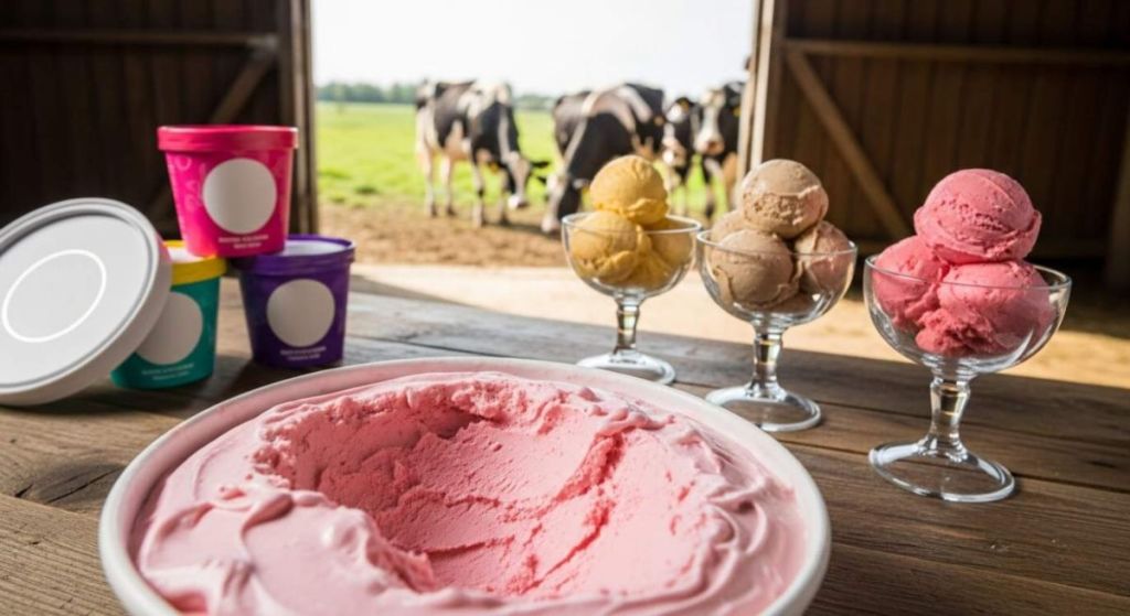 Elle transforme le lait de sa ferme en glaces de luxe… et tout le monde en redemande