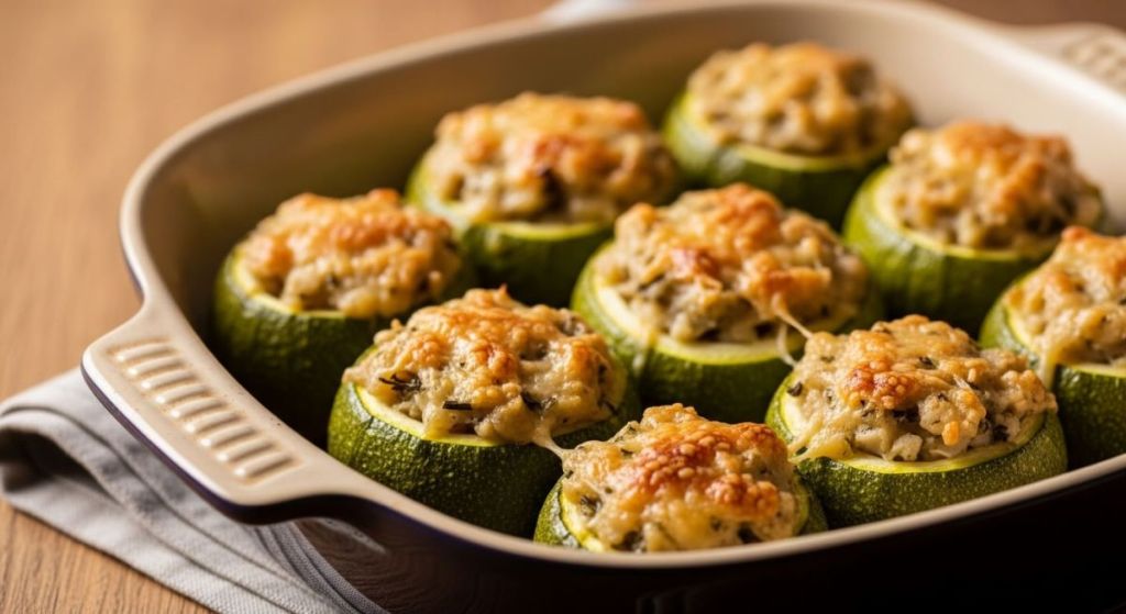 La farce fond dans la bouche, le gratin croustille : la courgette farcie de ma grand-mère rend accro dès la première bouchée