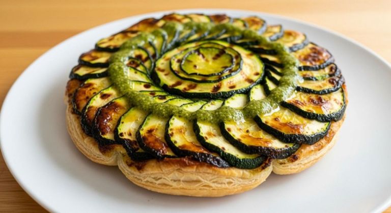 Tarte tatin aux courgettes