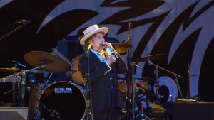 Bob Dylan en concert.