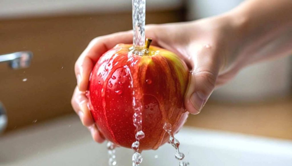 Un geste tout simple en cuisine pour débarrasser vos fruits des pesticides