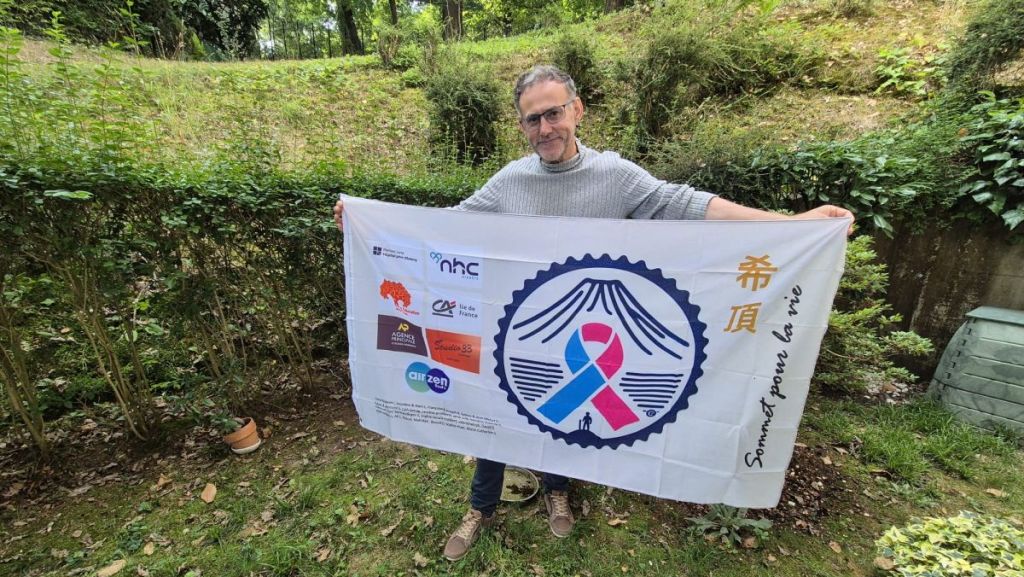 Géraud va gravir le mont Fuji pour sensibiliser au diabète