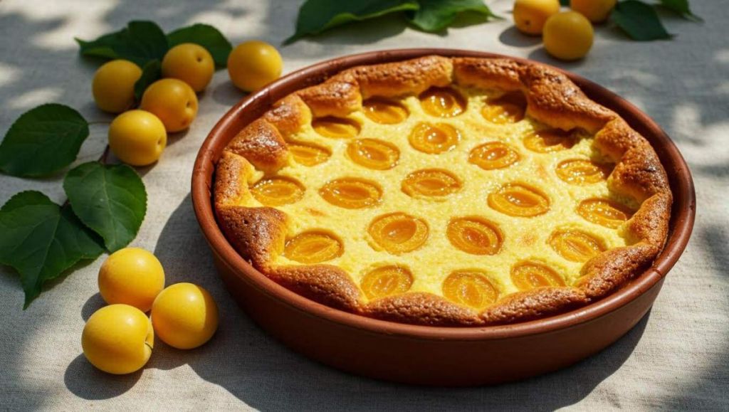 “Mirabelles juteuses, pâte dorée, parfum d’été” : ce far breton a tout pour devenir le hit du dessert estival de l’année