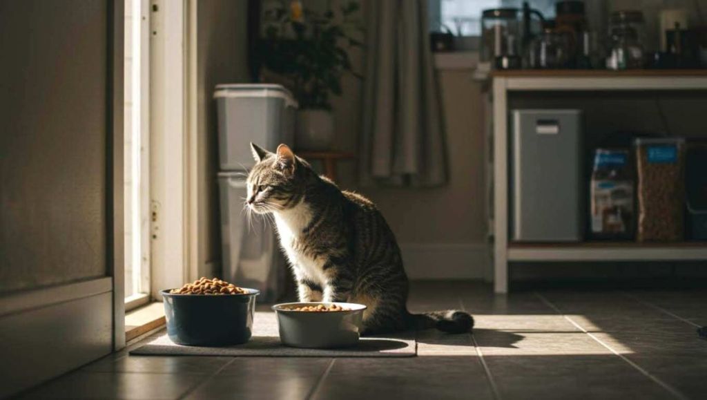 Transformer ce refus de croquettes en moment d’écoute peut renforcer la confiance entre vous et votre chat