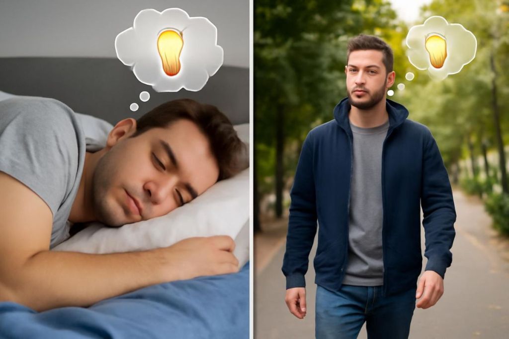 Trouver des solutions en dormant ou en marchant