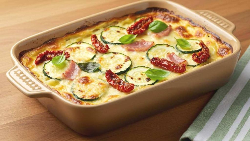 Ce gratin de courgettes au jambon et fromage est devenu la recette préférée de toute sa famille cet été
