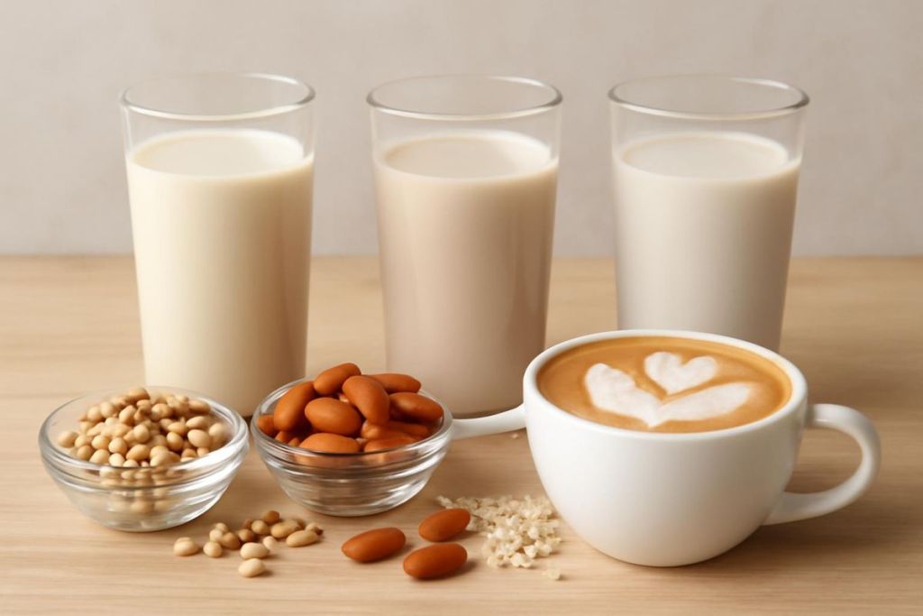 Le match des laits végétaux : soja, amande ou avoine ? Lequel choisir pour votre santé (et votre café du matin) ?