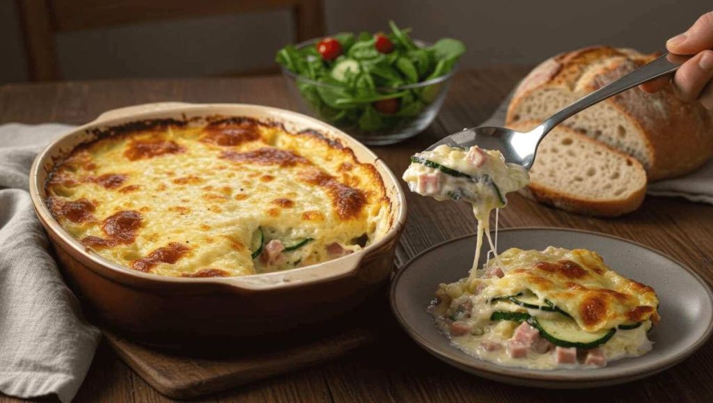 Du fondant, du gratiné, du crémeux : ce plat aux courgettes est une caresse chaude pour les soirs pressés