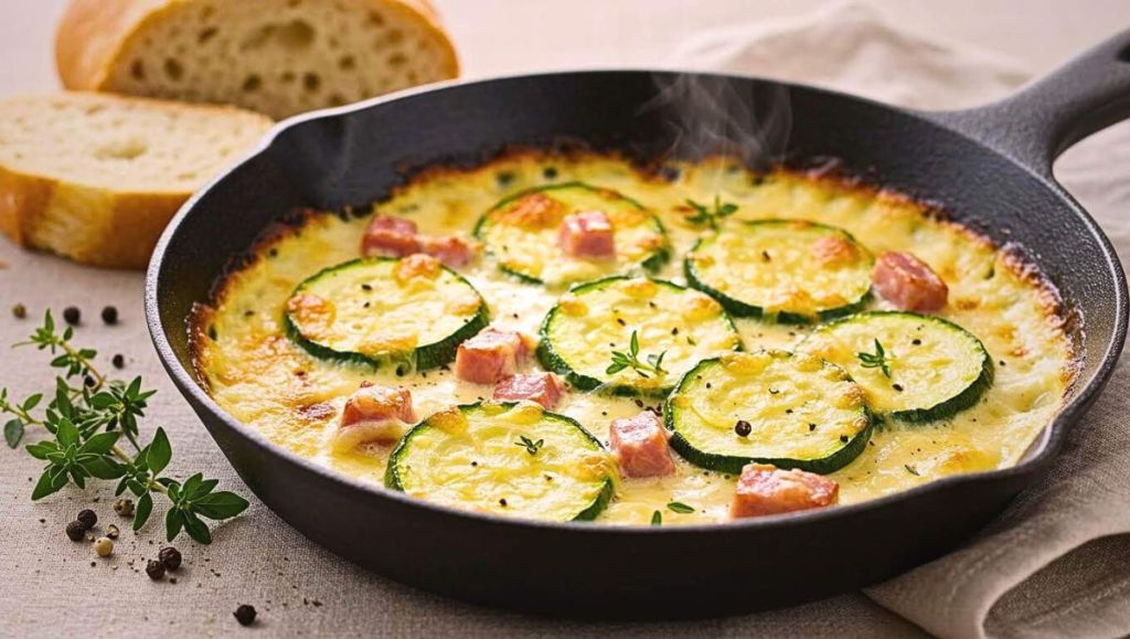 La recette magique de l’automne : des courgettes, du jambon, de la crème… et des sourires à table en famille