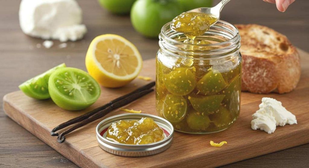 Oubliez les confitures classiques : la version aux tomates vertes, citron et vanille va vous surprendre à chaque cuillerée