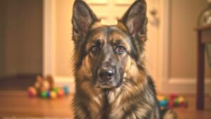 Berger allemand en portrait