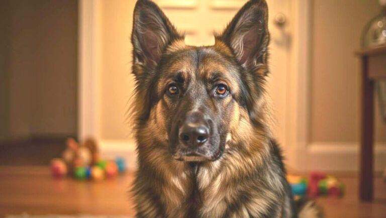 Berger allemand en portrait