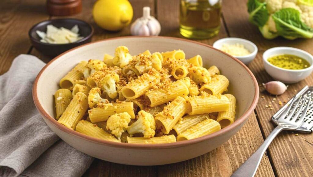 Changez du classique gratin : cette recette italienne marie chou-fleur et pâtes comme personne