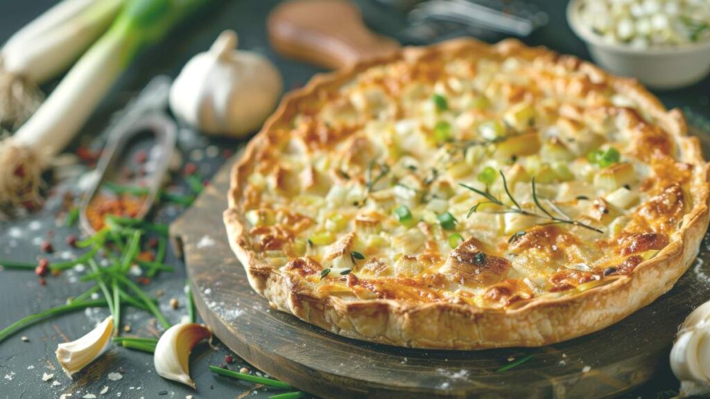 Une pâte dorée, des poireaux crémeux, du parmesan fondant : la tarte parfaite pour réinventer vos dîners d’hiver