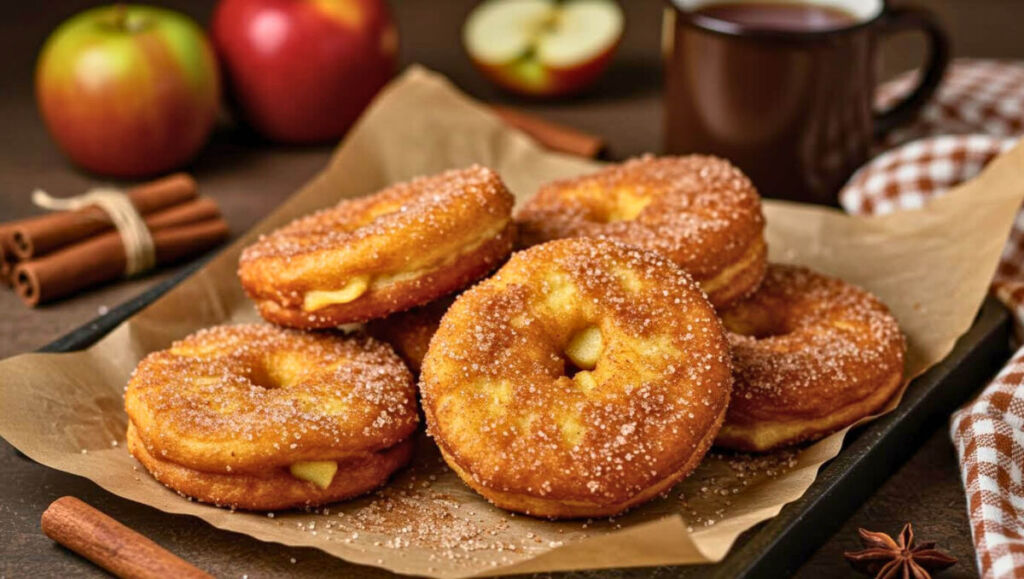 Beignets de pommes dorés à la cannelle : une recette de grand-mère ultra facile pour régaler toute la famille au goûter
