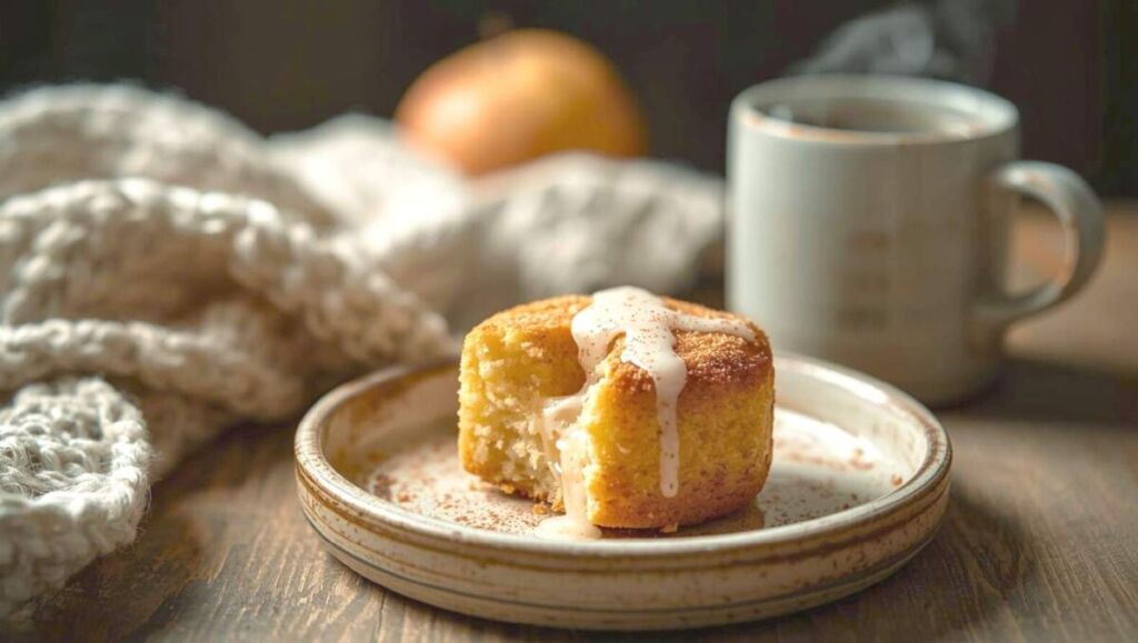 Ce petit gâteau chaud à la pomme vous donne l’impression d’être chez mamie… en 15 minutes chrono