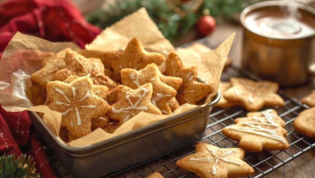 Ces biscuits aux épices et aux amandes se font en un clin d’œil… mais la magie de Noël opère à chaque bouchée