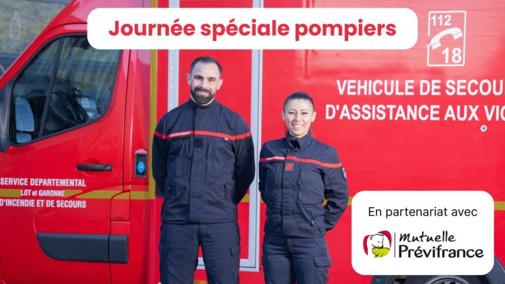 Journée spéciale sapeurs-pompiers avec la Mutuelle Prévifance