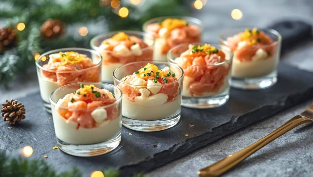 Le secret d’un apéro chic sans stress ? Ces verrines express au saumon, prêtes à l’avance et toujours parfaites