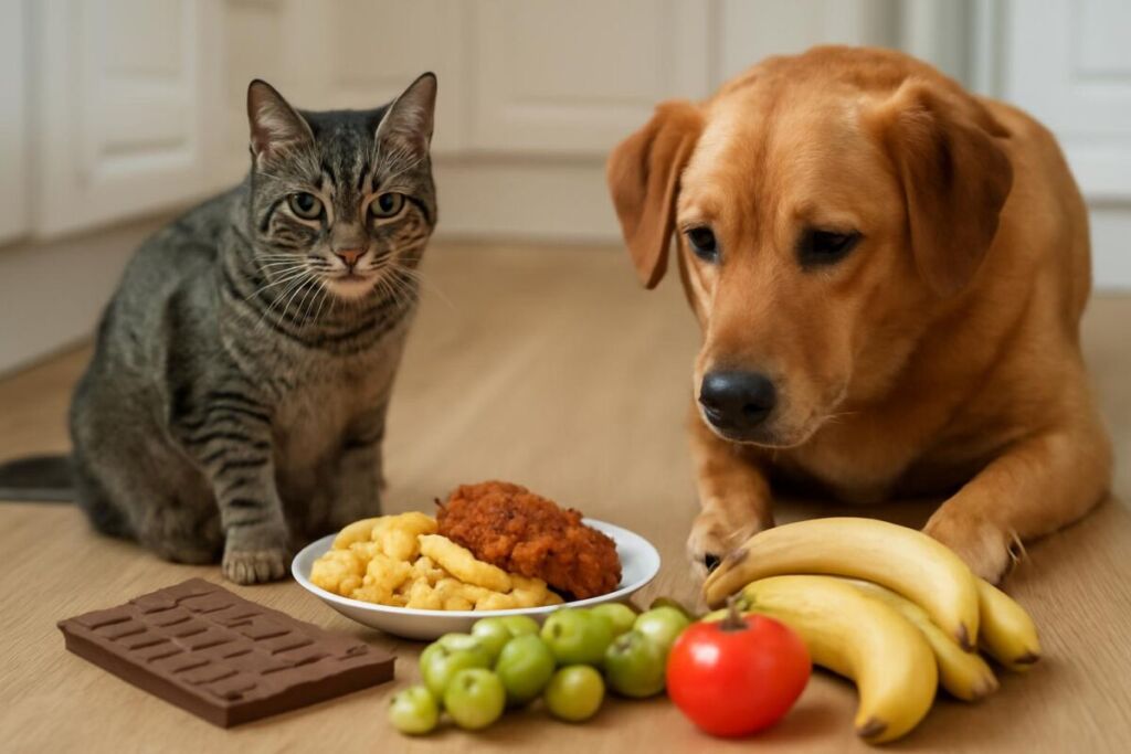Protégez votre compagnon : quels aliments humains éviter pour les animaux de compagnie ?