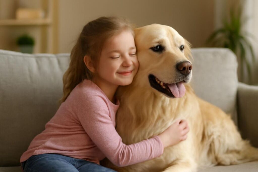 Animaux domestiques et enfants : des bénéfices insoupçonnés pour l’équilibre émotionnel