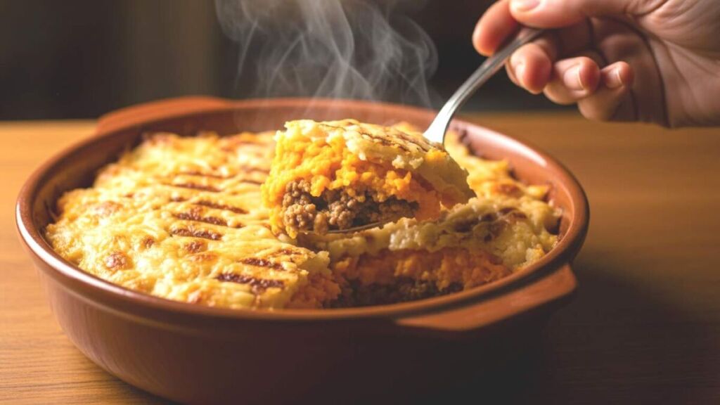 Ce gratin à la patate douce transforme le hachis parmentier en plat ultra réconfortant que tout le monde redemande