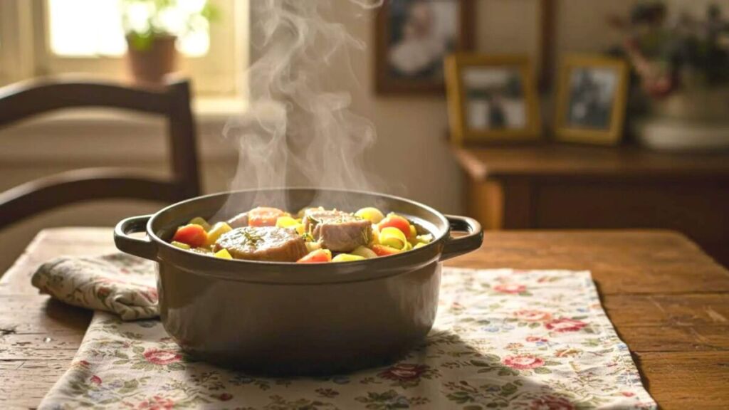 Dès les premières effluves, c’est toute l’enfance qui remonte : la blanquette de veau comme vous ne l’avez jamais revue