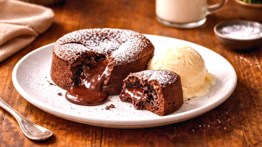 Un gâteau chocolat chaud revisité en dessert fondant, idéal pour réunir petits et grands autour de la table