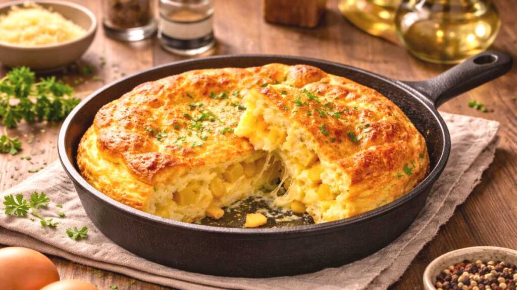 Aussi aérienne qu’un rayon de soleil : découvrez le secret de l’omelette soufflée qui fait vibrer les déjeuners de février.