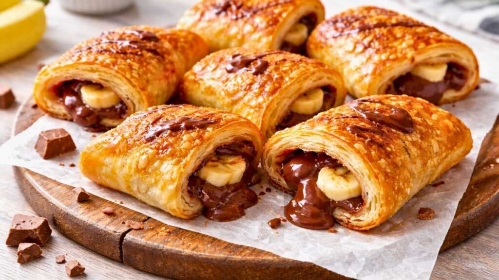 Ces feuilletés banane-chocolat prêts en 15 minutes vont transformer vos envies sucrées en pur moment de gourmandise