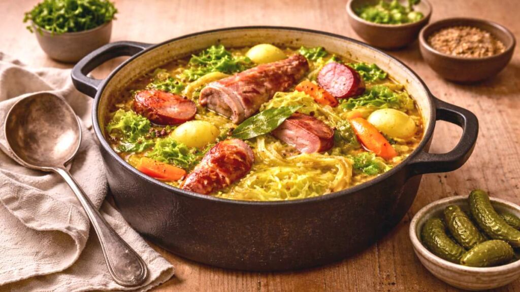 Une cocotte, un chou, du porc… et soudain, l’hiver devient supportable grâce à ce plat qui fait fondre tout