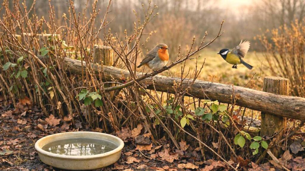 Votre jardin paraît endormi fin février, mais c’est maintenant que tout se joue pour les oiseaux du printemps