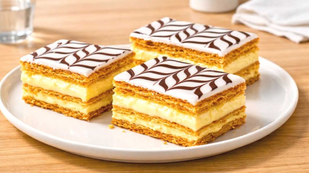 Mille-feuille traditionnel : la recette détaillée qui révèle comment réussir le feuilletage croustillant et le glaçage marbré sans stress