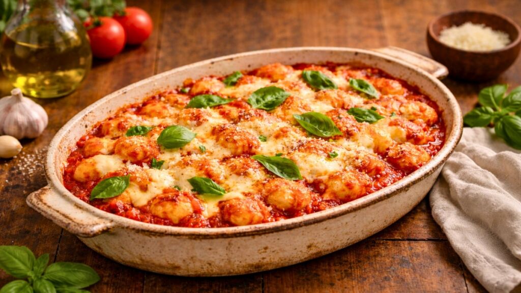 Moelleux, gratinés, nappés de tomate : ces gnocchis ricotta maison transforment un simple repas en festin italien