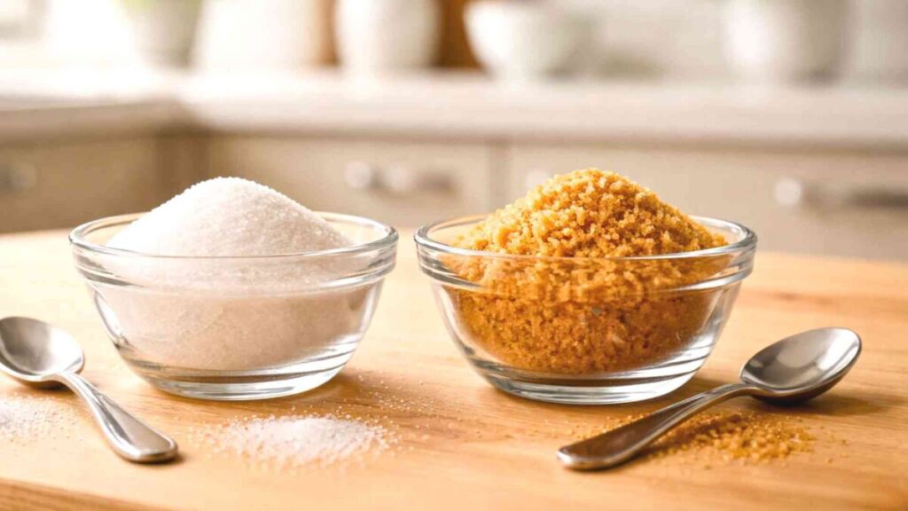 Sucre brun, sucre blanc : ce que révèlent vraiment les analyses nutritionnelles sur ce choix alimentaire que l’on croit évident