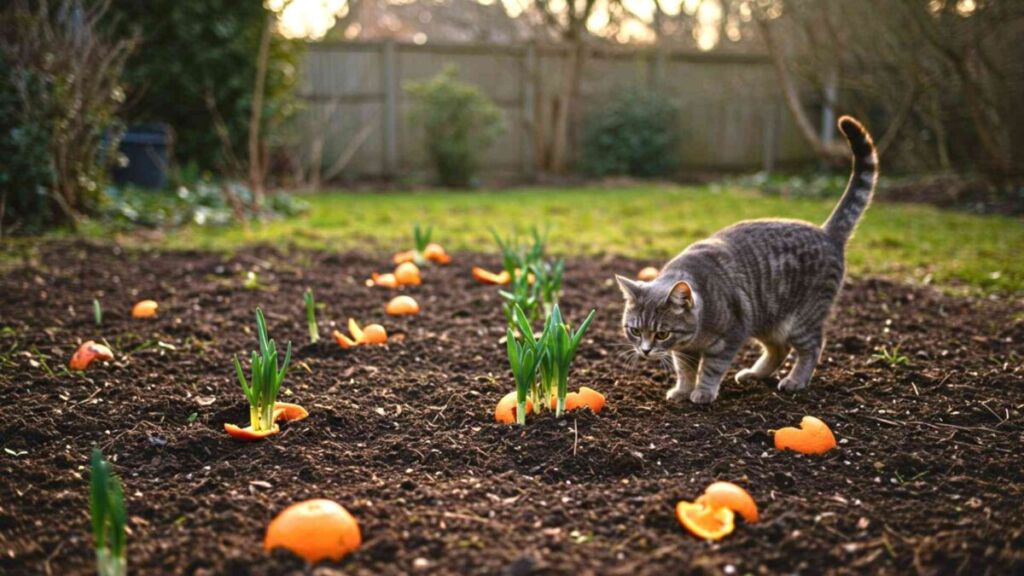 Vos bulbes à peine sortis de terre déjà ravagés par les chats ? Cette astuce peut tout changer