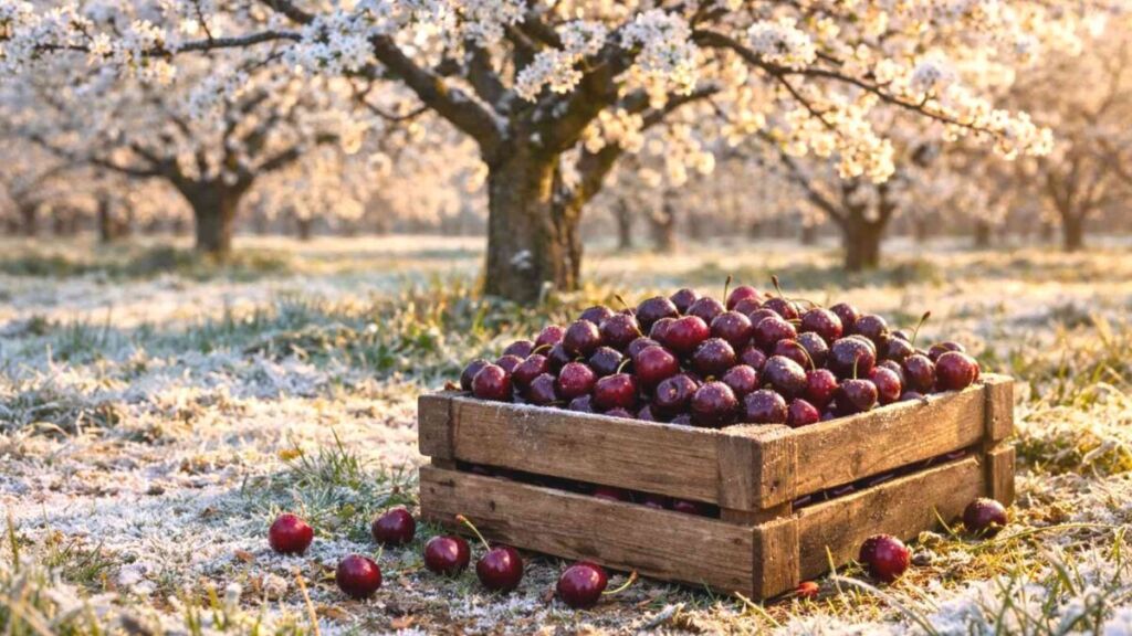 Ce cerisier ancien venu d’Allemagne résiste au gel d’avril et promet des paniers débordants de cerises en juillet
