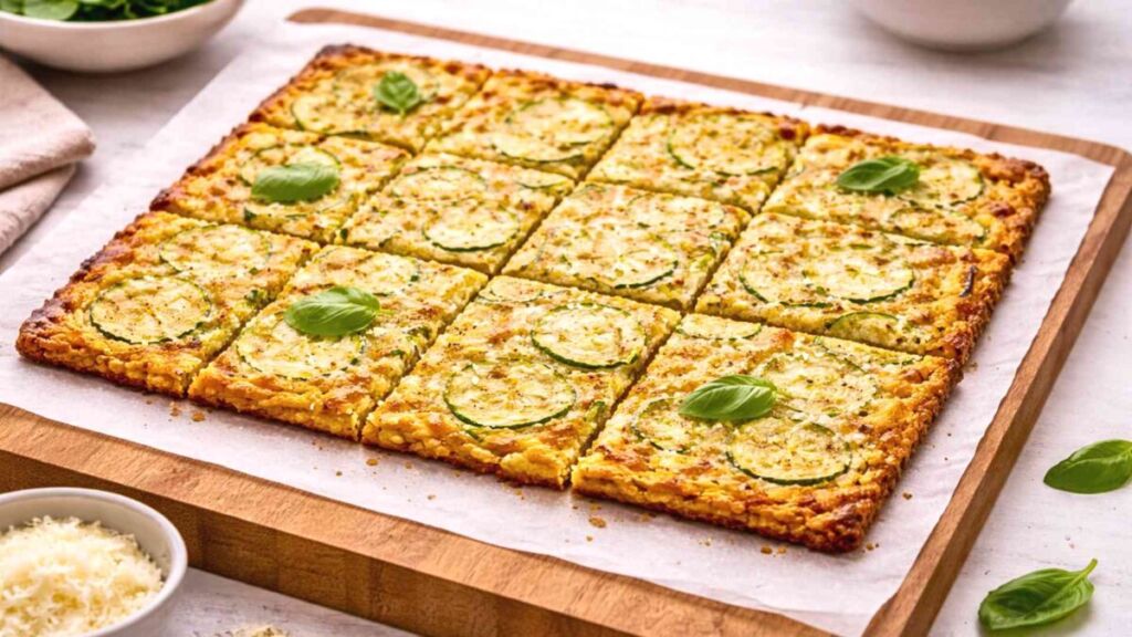 Impossible de résister à cette galette de courgettes au four dorée à souhait qui transforme chaque bouchée en plaisir simple