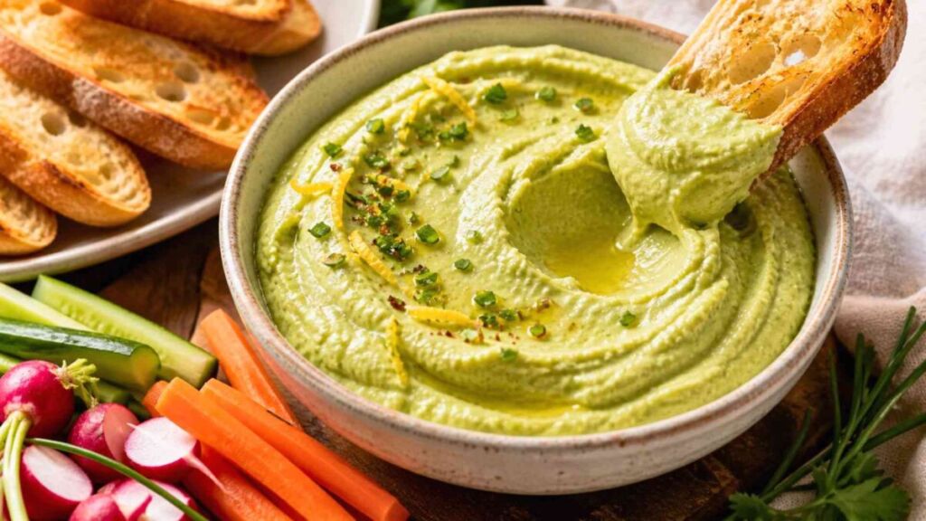 Ce dip d’artichaut façon guacamole garde la crème verte, sans lourdeur, pour un apéro de printemps très frais et malin