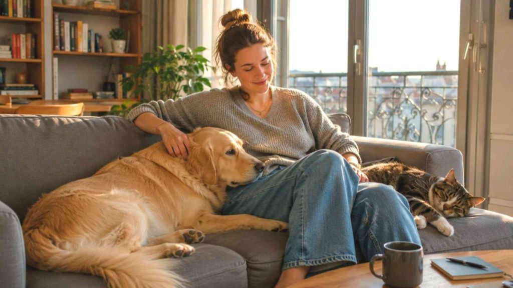 De plus en plus considérés comme des proches, les animaux jouent un rôle clé contre le stress et l’isolement