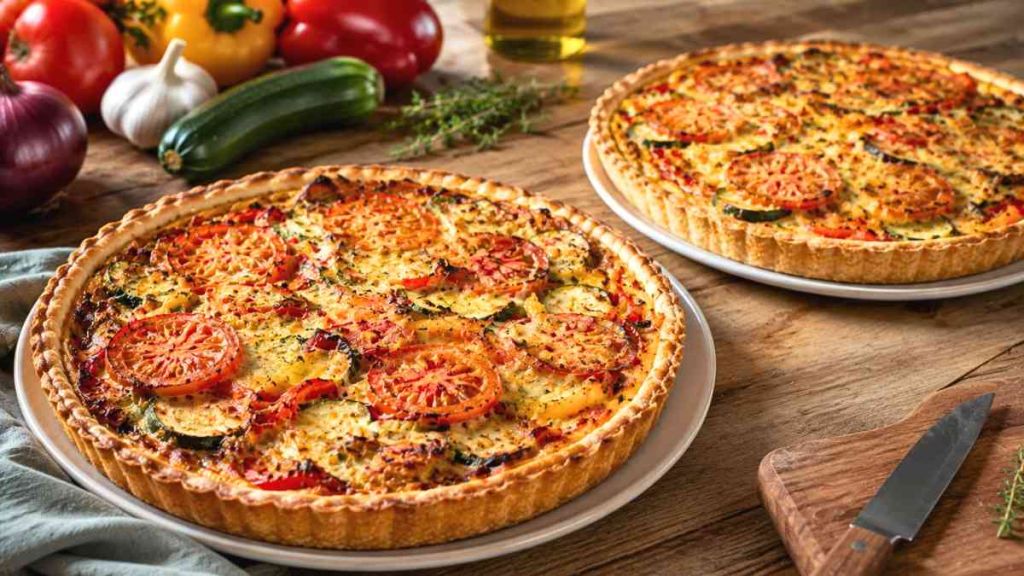 Deux pâtes, quelques légumes et un four chaud : voilà des tartes aux légumes simples mais vraiment gourmandes