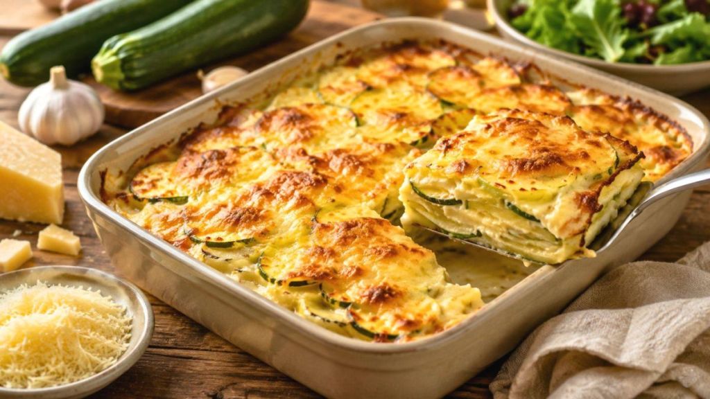 Gratin dauphinois de courgettes au comté : la version plus légère qui dore doucement au four et reste fondante à table