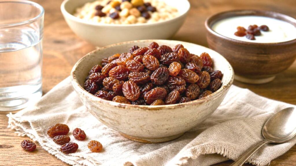 Une petite poignée de raisins secs peut aider le transit, mais pas remplacer une alimentation vraiment riche en fibres