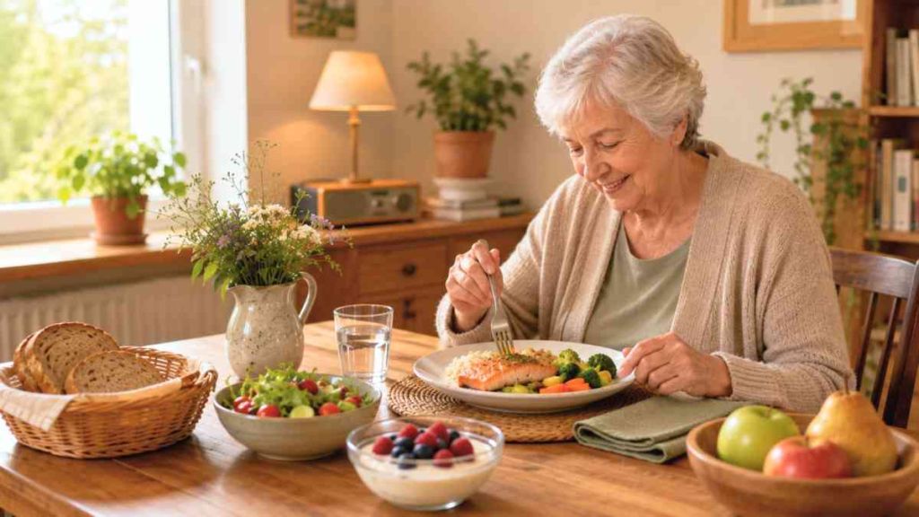 Manger seul après 65 ans : des solutions concrètes pour stimuler l’appétit et éviter la dénutrition chez vos proches