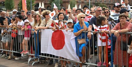 Délégation japonaise CMR avec S.T Photo B.A-37 / BERNI Mairie de Toulouse