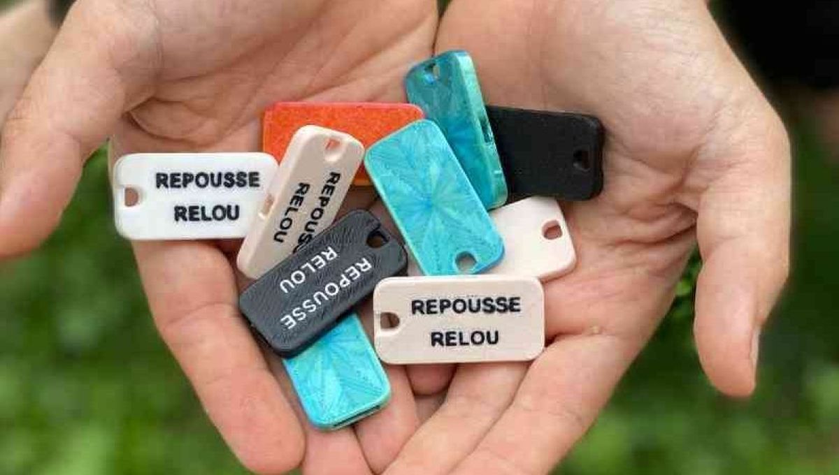 Le repousse relou est vendu 1€ pièce. Ce sifflet anti harcèlement de rue est fabriqué en 3D.