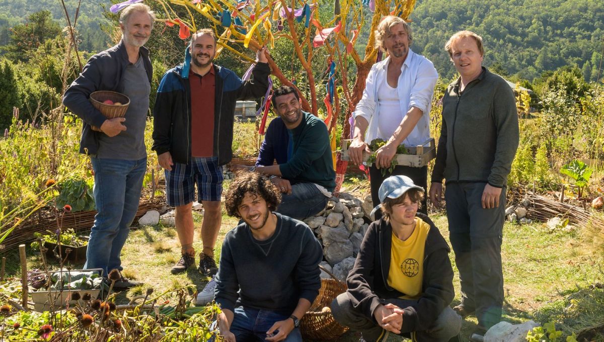 Hommes au bord de la crise de nerfs