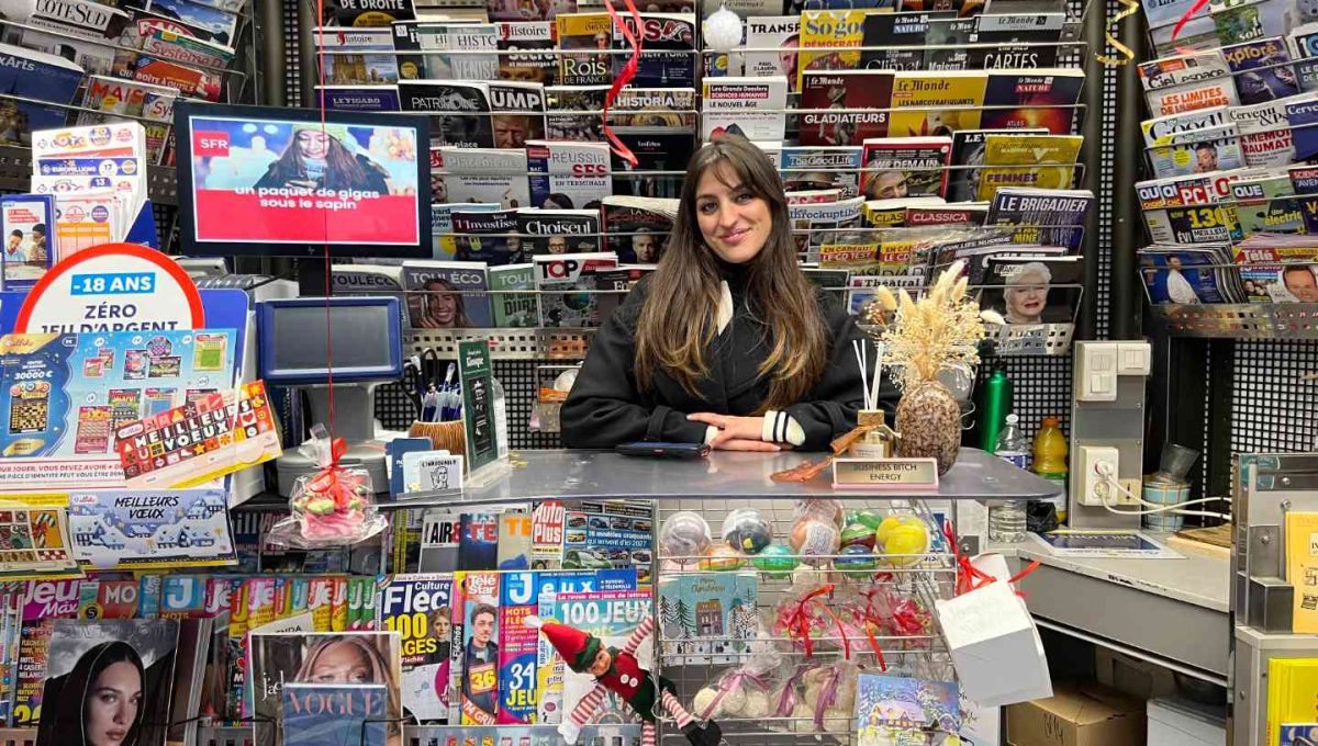 Valentina, 23 ans, a repris un kiosque à François Verdier (Toulouse)