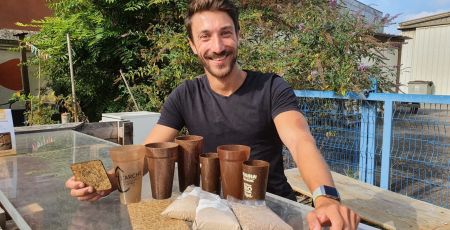 Deux startups collaborent autour de la création de gobelets végétaux